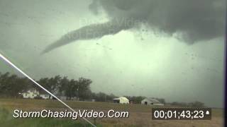 preview picture of video '5/19/2013 Viola, Kansas Rope Tornado Stock Footage'