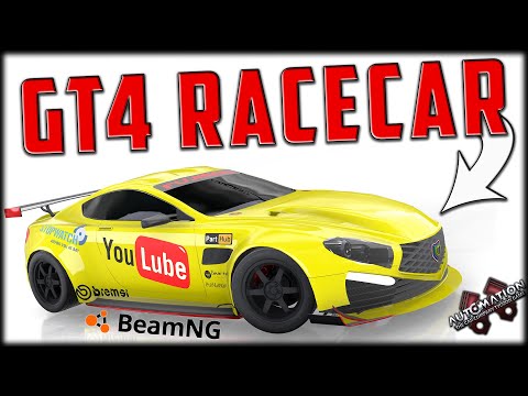 Building A GT4 Racecar! Automation - BeamNG