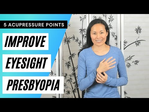 Acupressure to Improve Eyesight, Presbyopia & Blurry Vision