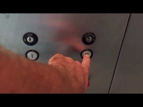 AWESOME 1985 DOVER Traditional Oildraulic Elevator @ Goodwill Donation Center, Escondido, CA