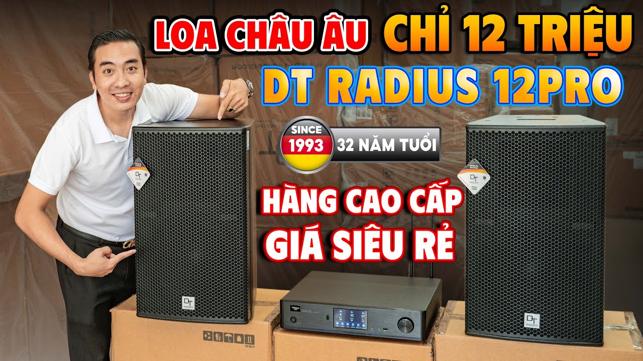 Video sản phẩm Loa karaoke DT Radius-12Pro