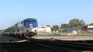 preview picture of video 'HOT BOX! Amtrak 40 at Auburndale (05JAN2014)'