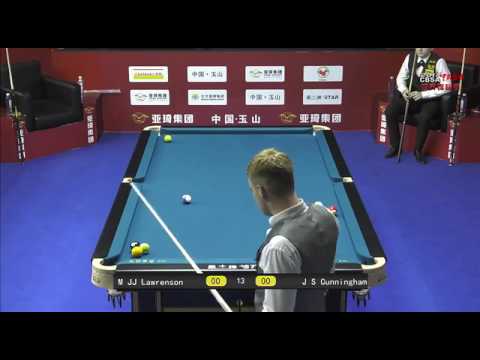 Matt Lawrenson VS Jordan Cunningham - Men - 2017 Chinese Billiards World Championship