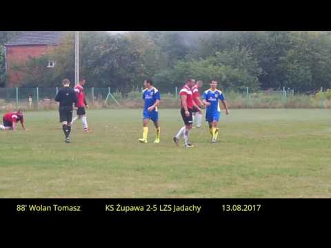 KS Żupawa - LZS Jadachy (gol na 2-4 Wolan Tomasz) 1.kolejka Klasy "A" 13.08.2017