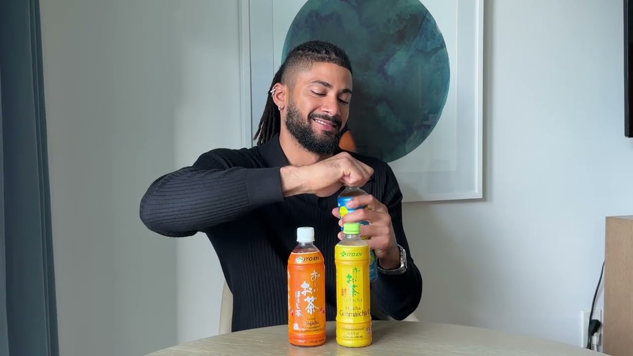 タティスJr.選手 様々なお～いお茶を体験（日本語字幕付き）