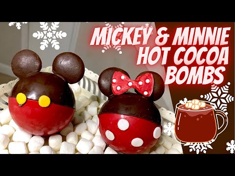 Mickey & Minnie Hot Cocoa Bombs | Packaging hot cocoa bombs