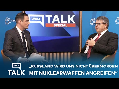 Video Thumbnail: SIGMAR GABRIEL: "Russland wird uns nicht übermorgen mit Nuklearwaffen angreifen" | WELT SPEZIAL