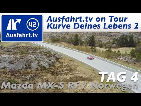Norwegen Roadtrip 4/4 - Ausfahrt tv on Tour - Mazda MX-5 RF #KurveDeinesLebens 2 #drivetogether