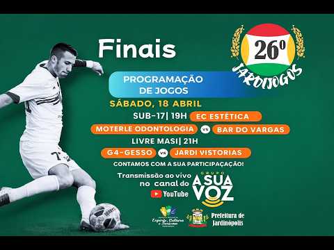 FINAIS DO FUTSAL DOS JARDIJOGOS EM JARDINÓPOLIS