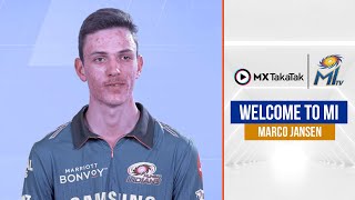 Welcoming Marco Jansen to the team | मार्को जानसेन का टीम मै स्वागत | IPL 2021