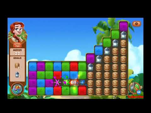 Lost Island Blast Adventure Level 715 NO BOOSTERS - A S GAMING