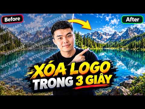 Xóa Logo, Chữ & Watermark Khỏi Video Bằng AI Miễn Phí 100% (Giữ Nguyên Độ Nét)