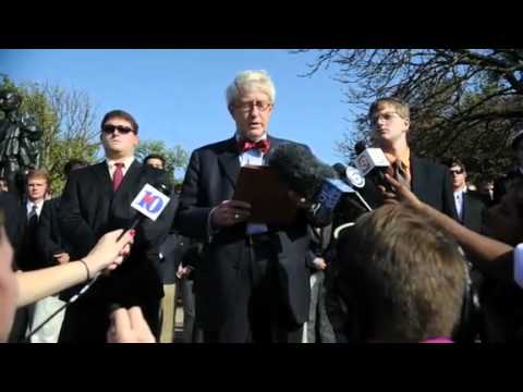 Press conference with attorney Daniel McGehee and client Alexander Broughton