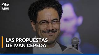 Iván Cepeda, candidato presidencial, presenta sus propuestas en Noticias Caracol