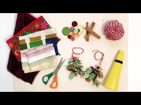 DIY I Basteln mit Kindern I Weihnachtsstoffbäumchen I Kindermuseum Junges Schloss, Stuttgart