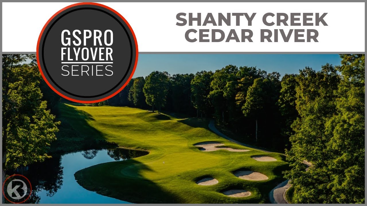 Watch Shanty Creek Cedar River Golf Club flyover on YouTube