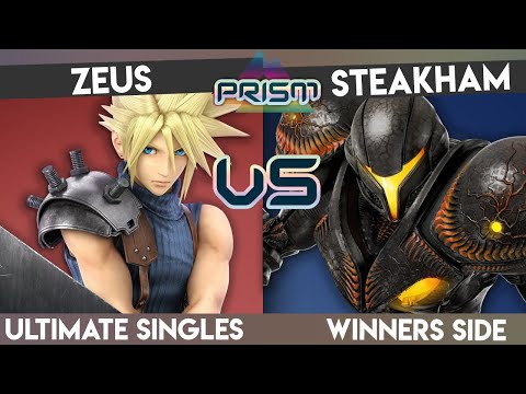 PRISM 195 - Zeus (Cloud) vs. Steakham (Dark Samus) - Winners Side - Smash Ultimate Singles
