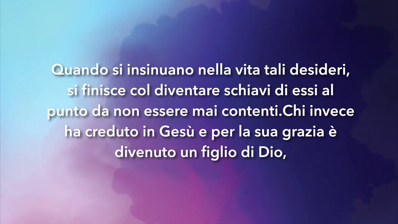Meditazione Calendario"Parole di Vita" del 17 novembre 2019