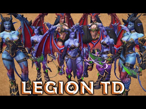 Warcraft 3 REFORGED LEGION TD Mega 3.43 | Succubus Army