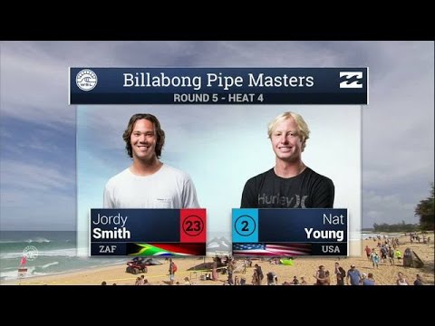 Jordy Smith vs. Nat Young - Round Five, Heat 4 - 2016 Billabong Pipe Masters