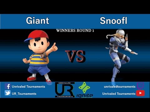 Ignition #22  WINNERS ROUND 1 - Giant (Ness) vs Snoofl (Fox)
