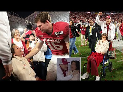 Fernando Mendoza Breaks Down in Emotional CFP Championship Celebration With Mom Battling MS