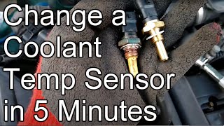 How to Change Coolant Temperature Sensor in 5 Minutes (Corsa, Agila, Astra)