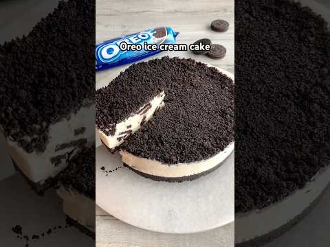 4-ingredient Oreo ice cream cake 😍