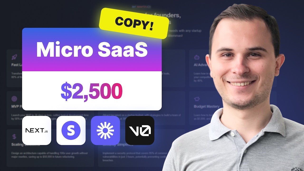 Micro SaaS from ZERO to $2,500/m in 6 Simple Steps