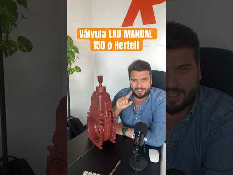 Válvula de la marca Hertell modelo LAU 150 mm manual #rinoagro #hertell #cubadepurin #tajadera