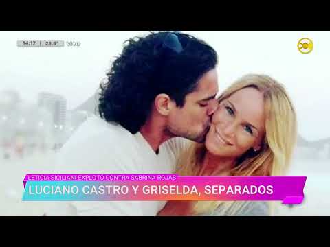 Luciano Castro y Griselda Siciliani, separados │VLC│ 21-01-26