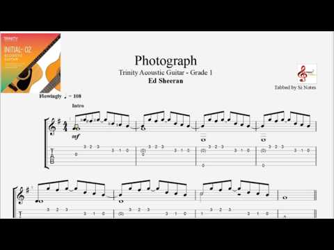 Photograph - Ed Sheeran - Trinity Acoustic Guitar - Grade 1
