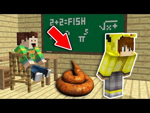 SINIFIN ORTASINDA KAKA YAPTI! 💩 😱 - Minecraft