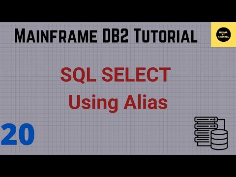 SQL QMF Select Query Using Aliases - Mainframe DB2 Practical Tutorial - Part 20
