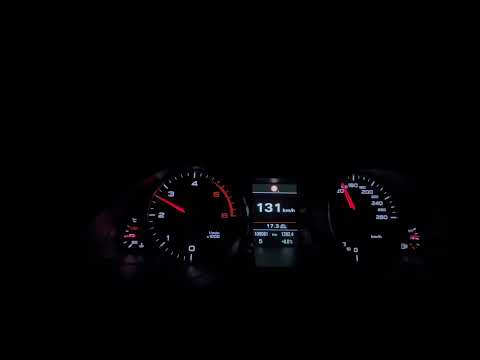 Audi A5 2.0 TDI acceleration in 5th gear on Autobahn