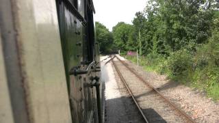 preview picture of video 'Behind 5643 on the Wensleydale Railway, Part One.'