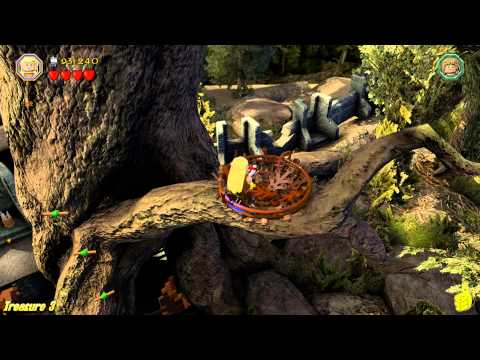 Lego The Hobbit: Level 11 Barrels out of Bond - FREE PLAY (All Minikits, Treasures & Design) - HTG