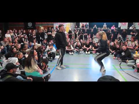 DENNIS SCHÄFER vs MELINA KLUGE | Solo Battle Adults | TAF Deutsche Hip Hop Meisterschaft 2016