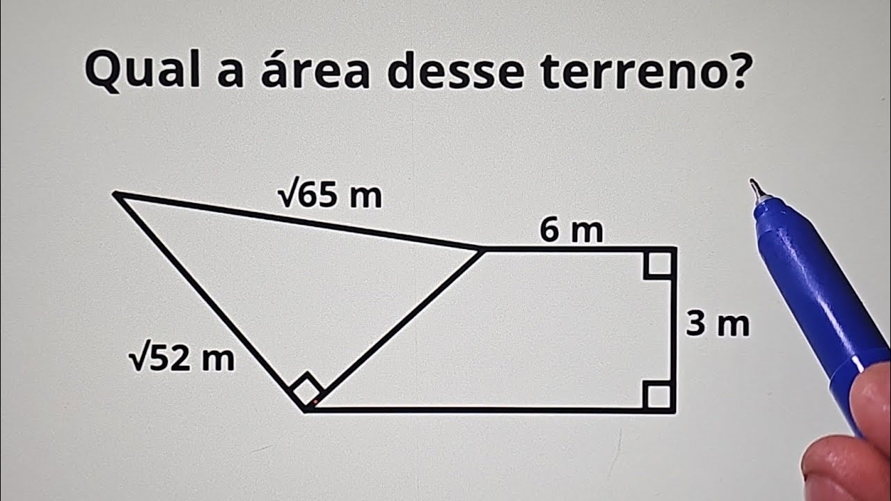HOW TO CALCULATE THE AREA OF THIS LAND?
