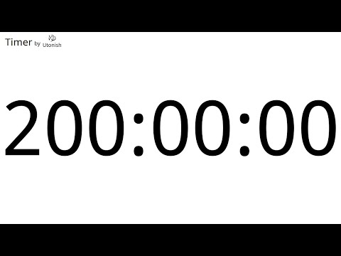 200 Hour Countdown Timer