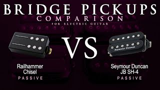 Video thumbnail for Railhammer CHISEL vs Seymour Duncan JB SH-4 - Passive Bridge Guitar Pickup Comparison Tone Demo by Mike Stamper