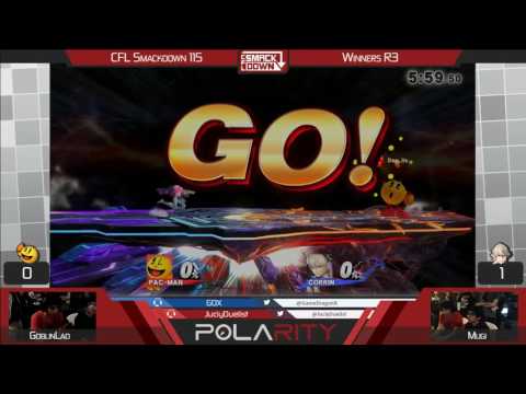 CFL Smackdown 115 WiiU - GoblinLad (Pac-Man) vs Mugi (Corrin) - Winners R3