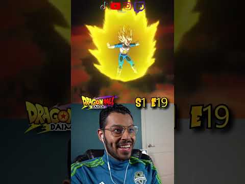 SSJ3 VEGETA vs KING GOMAH #Godbless #goku #dragonballdaima #dragonball #dbz #dbs #shorts #fyp #ssj3