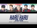 Bigbang Haru Haru Japanese Version color coded lyrics (kan/rom/eng)