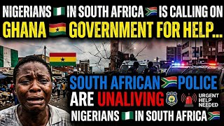 OMG 😲 Nigerians 🇳🇬 In South Africa 🇿🇦 Are Calling On Ghana 🇬🇭 Government For Help...