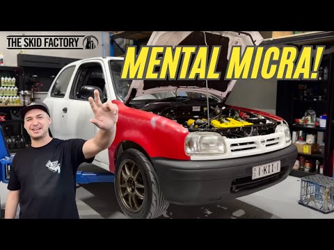 Bike Powered K11 Nissan Micra! 1250cc Suzuki Bandit Conversion