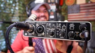 Video thumbnail for Behringer U PHORIA UMC202HD Audio Test by Content Creator Tools