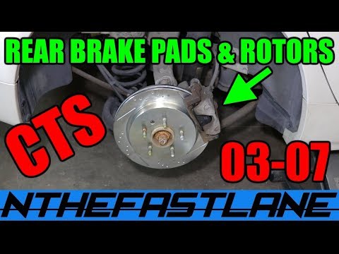 ▶️How To Remove And Replace Rear Brakes On A Cadillac CTS🔧