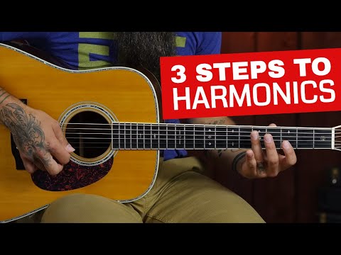 How to Play Harmonics on Acoustic Guitar in 3 Steps