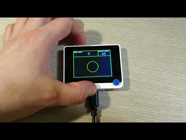 Wio Terminal: LCD + Buttons example